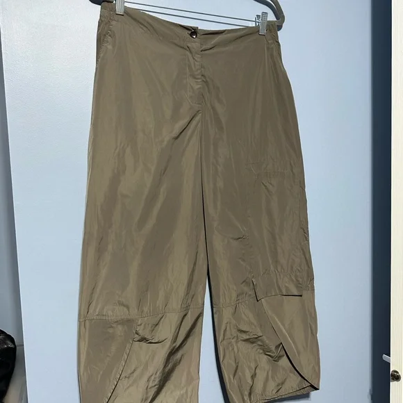 Sun Kim designer Monet Streetwear shiny cargo pants size large - Picture 3 of 10